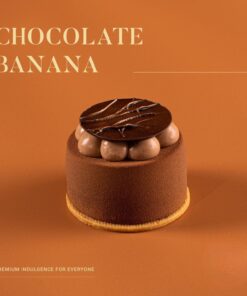 3" Chocolate Banana Cake