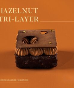 3" Hazelnut Tri-Layer Cake