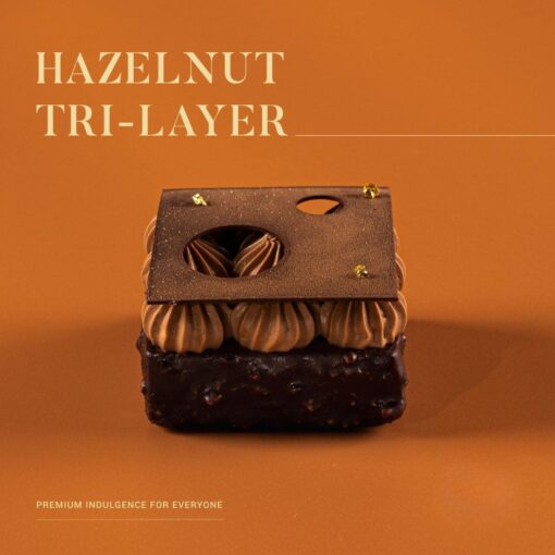 3" Hazelnut Tri-Layer Cake
