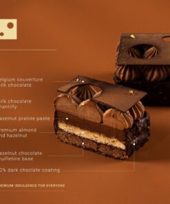 Alternative view of 3" Hazelnut Tri-Layer Cake