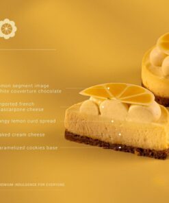 Alternative view of 3" Lemon with Baked Cheese Cake