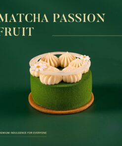 3" Matcha Passionfruit Cake