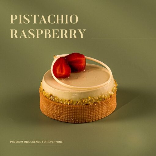 3" Pistachio Raspberry Tart
