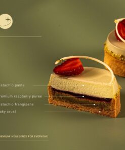 Alternative view of 3" Pistachio Raspberry Tart