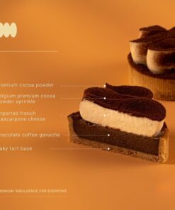 Alternative view of 3" Tiramisu Tart