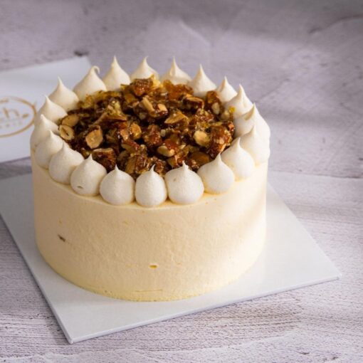5" Tiramisu With Caramelized Almond Cake