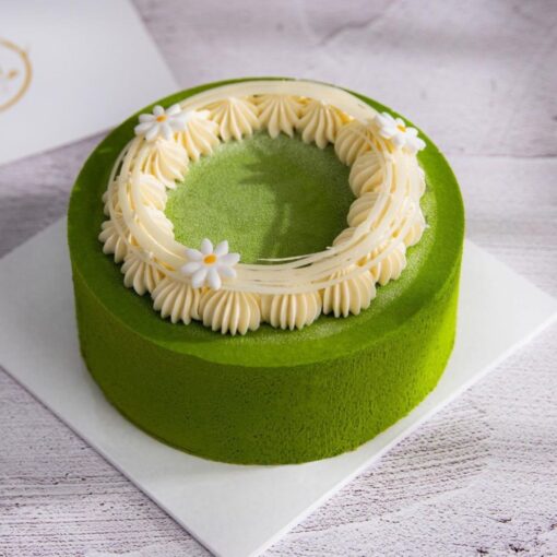 5" Matcha Passionfruit Cake