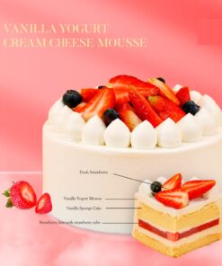 Alternative view of 6" Strawberry Yogurt Cake