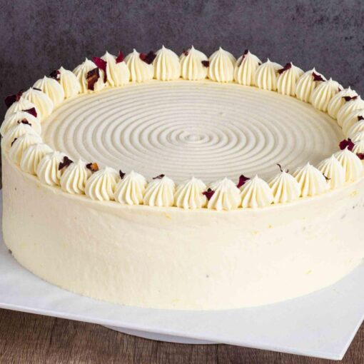 9" Lemon Cream Cheese with Poppy Seed Cake