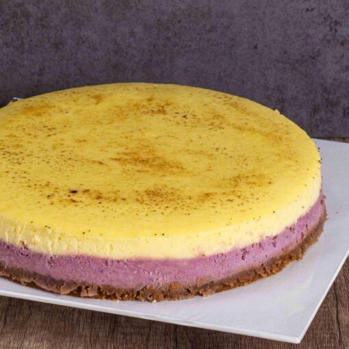 9" Taro Baked Cheese Cake