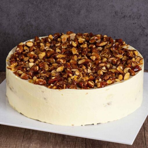 9" Tiramisu With Caramelized Almond Cake